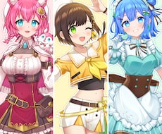 立ち絵、キービジュアル制作します