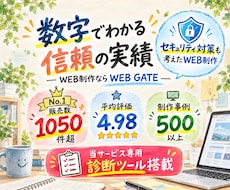 3冠達成！ワードプレスでホームページを制作します WEB制作＆デザイン部門1位（販売数・評価数・お気に入り数）