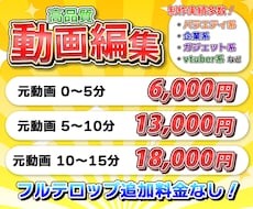YouTube・SNS動画などを見やすく編集します イメージ1