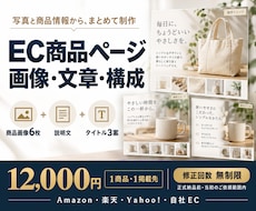 EC商品画像6枚と商品説明文をまとめて制作します イメージ1