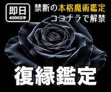 あの人に効く復縁方法、本格魔術鑑定します イメージ1
