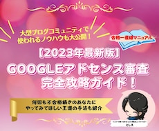 Googleアドセンス合格マニュアルをお渡しします イメージ1