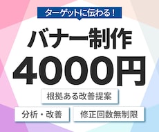 クリックされるバナーを3案ご提案します イメージ1