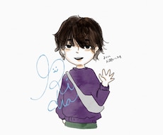 似顔絵やアイコンなど簡単なタッチでイラスト描きます イメージ1