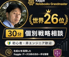 Kaggleの始め方とメダル戦略を助言します Notebooks世界26位が次の一手を具体化