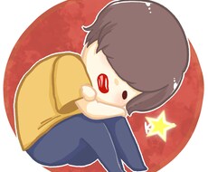 丸いアイコンお描きします LINEやTwitterなどの丸いアイコンにぴったり！