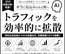 AIによる高性能ターゲット分析でサイトを拡散します