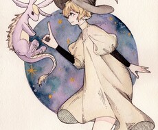 水彩とペン画でイラスト描きます イメージ1