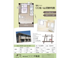 不動産広告つくります 画像の加工も間取り作成も込！複数枚割引します
