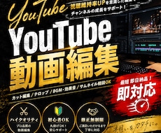 即対応可能_ YouTube動画編集します イメージ1