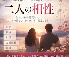 四柱推命で二人の将来を占います イメージ1
