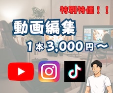 丸投げOK！動画編集全般承ります イメージ1