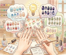 簡単なネイルパーツの作成ネイルチップの作成をします ネイル関連ご相談の上作成致します。