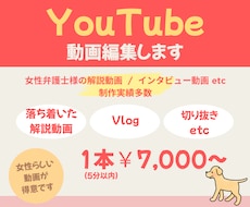 YouTube動画編集（女性向け）します イメージ1