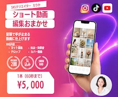 冒頭で手が止まる、ショート動画を編集します イメージ1