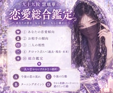 二人の恋と相性をタロットで総合鑑定します イメージ1