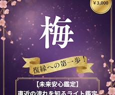 直近の流れを知る未来安心鑑定します イメージ1