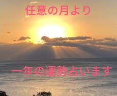 任意の月より1年間の運勢占います ひと月ごとに割り振られたカードを画像付きで♡