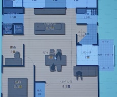 マイ・ホームデザイナーを使って間取り図作成します イメージ1
