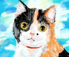 あなたのペットの似顔絵をお作りします おうちの見えるところに飾っていつでも一緒♪
