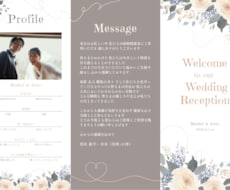 お上品なオーダー結婚式ペーパーグッズ作ります イメージ1