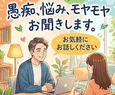 仕事の悩み・愚痴・モヤモヤしっかり聞きます イメージ1