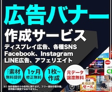 元データ譲渡! 1ヵ月保証! バナー制作します イメージ1