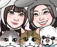 顔のみ可愛い似顔絵をお描きます イメージ1