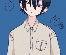 シンプルな男の子のアイコン描きます イメージ1