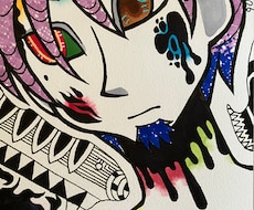 個性的なアナログ一枚絵作成します イメージ1