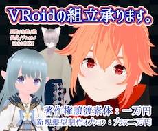 VRoidの組立承ります VRoidStudioで表情豊かなあなたの分身をつくります。