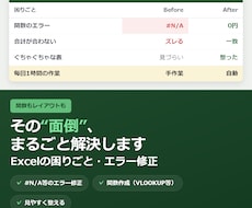 Excelのちょっとした困りごと解決します イメージ1