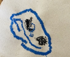 お子様の絵を刺繍します イメージ1