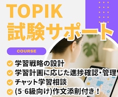 3/10まで限定価格｜TOPIK試験学習伴走します 【4/12受験者限定】直前1ヶ月サポート｜5・6級作文添削付