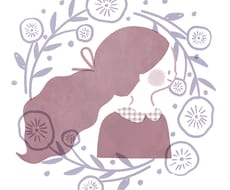 版画風!ゆるかわアイコン描きます イメージ1