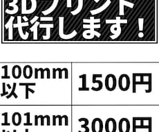 3Dプリント代行します イメージ1