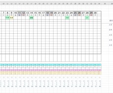 パズルのようなシフト表を自動化します イメージ1