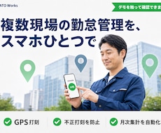 清掃・派遣業向け｜GPS対応の勤怠管理を導入します タイムカードやExcelでの勤怠管理に限界を感じている方！！