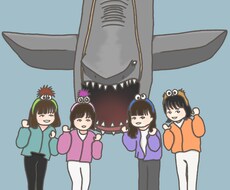 写真をミニキャラ風イラストにします イメージ1