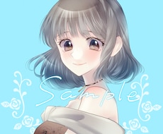 透明感ある人物アイコン制作します イメージ1