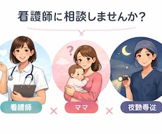 現役看護師⭐︎夜勤専従ナースがあなたの悩み聞きます イメージ1