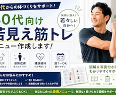 40代向け｜若見え筋トレ作成します イメージ1