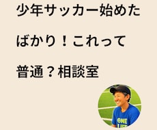 少年サッカー初心者専門！スクール環境の相談乗ります イメージ1