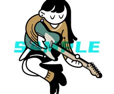 2名様限定価格  人物 X ギター/ベース描きます イメージ1