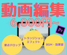 プライベート動画やYouTube等　動画編集します 動画編集に割く時間がない方へお手伝いします