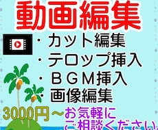 お任せください動画編集うけたまわります Youtubeなどの動画編集をお受けいたします。