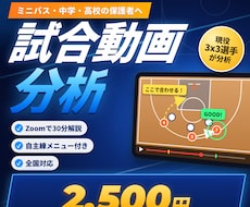 バスケの試合動画を現役選手が分析します 子どもの試合動画を分析し、自主練メニューを作ります