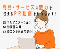 フルアニメーションで視覚で伝えます イメージ1