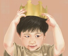 お子様の似顔絵をお描きします 可愛いお子様のイラストを飾りませんか？