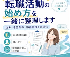 転職活動の始め方を一緒に整理します イメージ1
